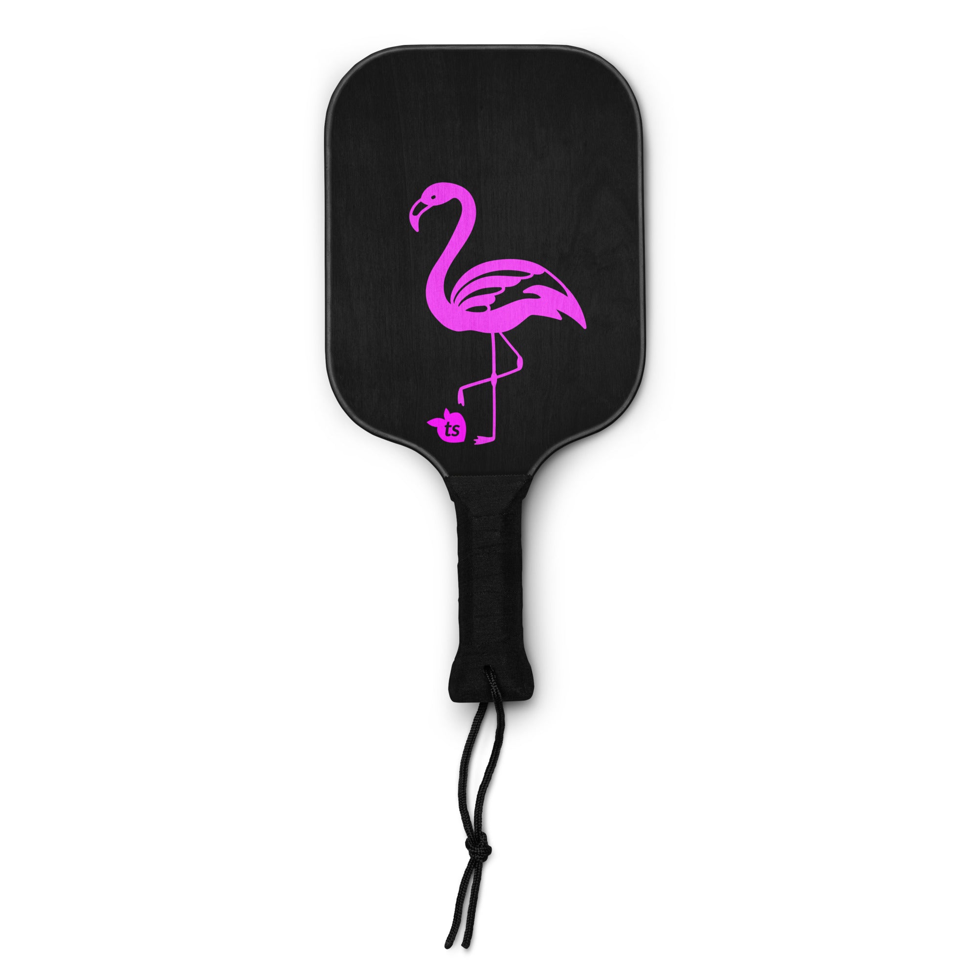 400 - tsgarielle® • Rosa Flamant • Conjunto de raquetes de pickleball • Preto