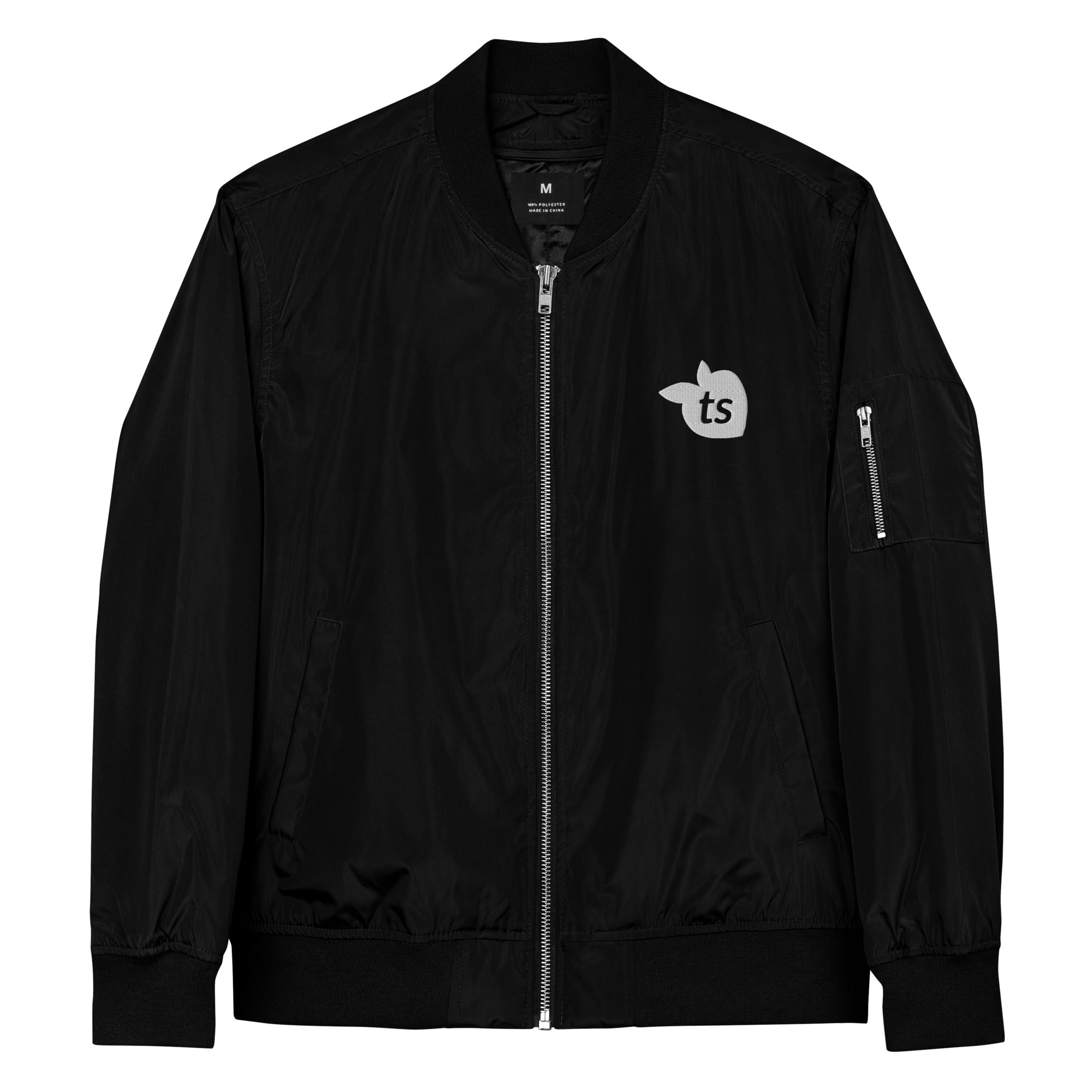 tsgabrielle® • Masculino • Jaqueta Bomber Premium • Preto