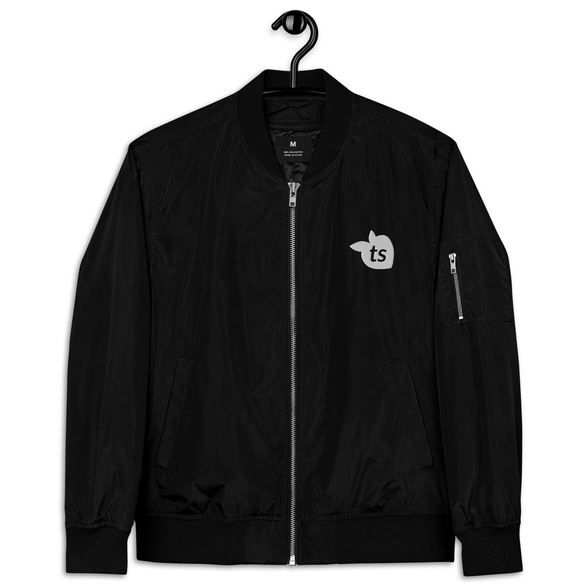 tsgabrielle® • Masculino • Jaqueta Bomber Premium • Preto