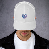tsgabrielle® • TransLove • Boné Trucker • Branco