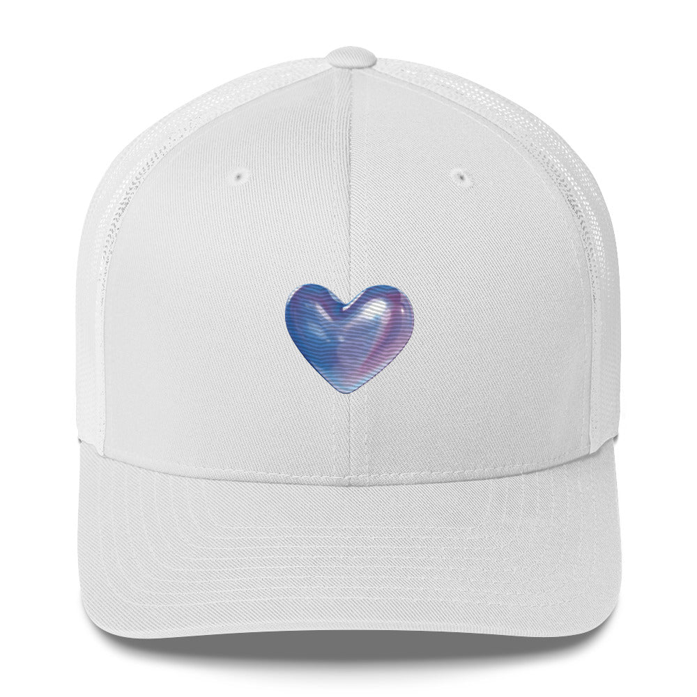 tsgabrielle® • TransLove • Boné Trucker • Branco