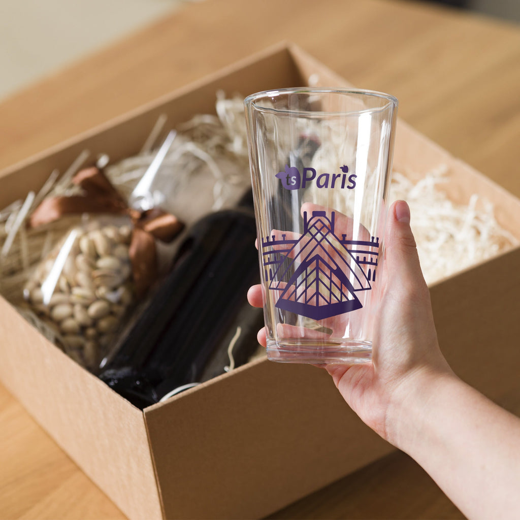 tsgabrielle® • Paris - Pirâmide do Louvre • Copo Shaker Pint • 473 ml