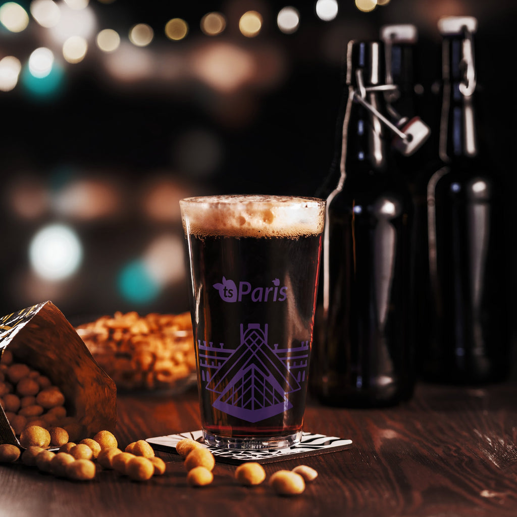 tsgabrielle® • Paris - Pirâmide do Louvre • Copo Shaker Pint • 473 ml