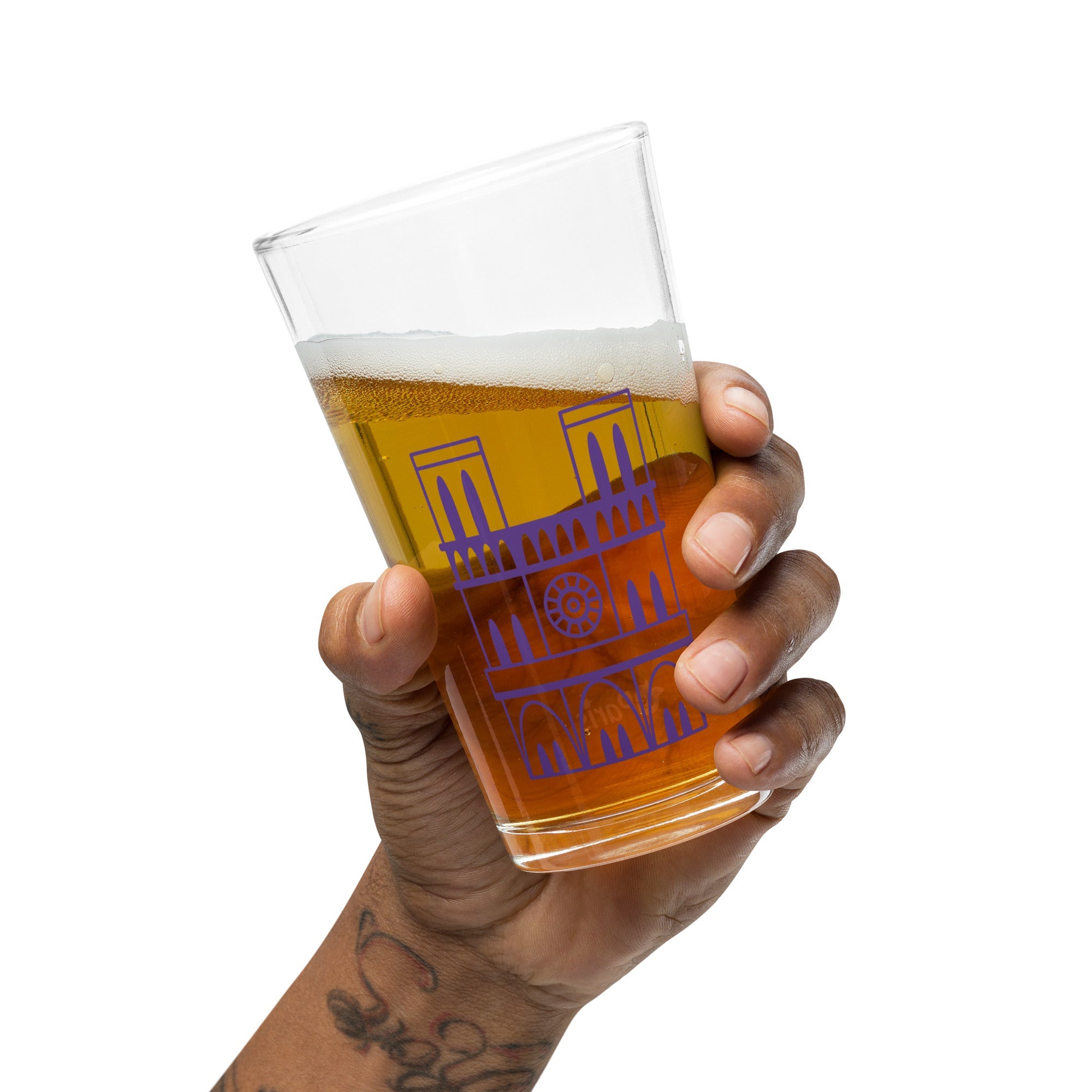 tsgabrielle® • Paris - Catedral de Notre-Dame • Copo Shaker Pint • 473 ml