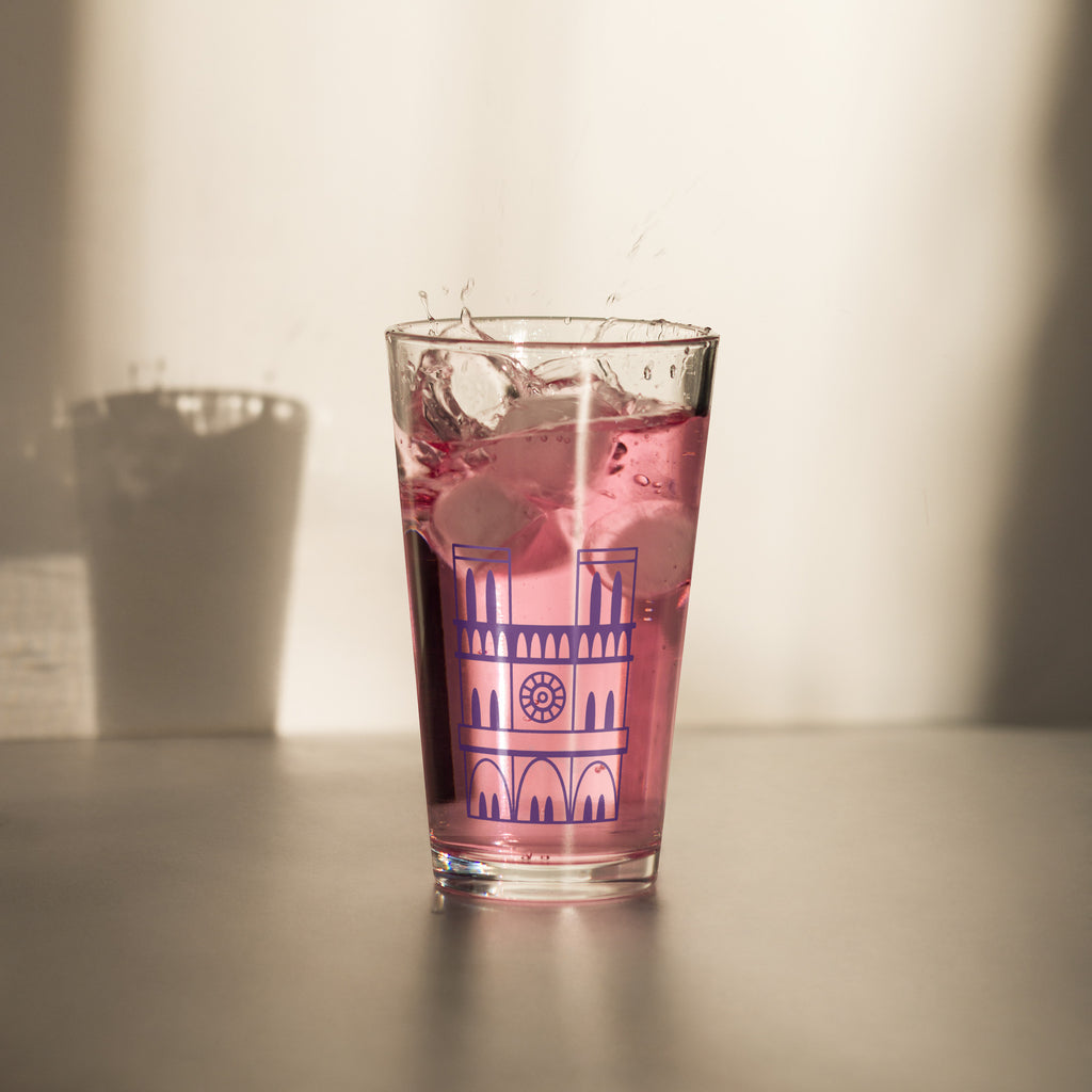 tsgabrielle® • Paris - Catedral de Notre-Dame • Copo Shaker Pint • 16 oz