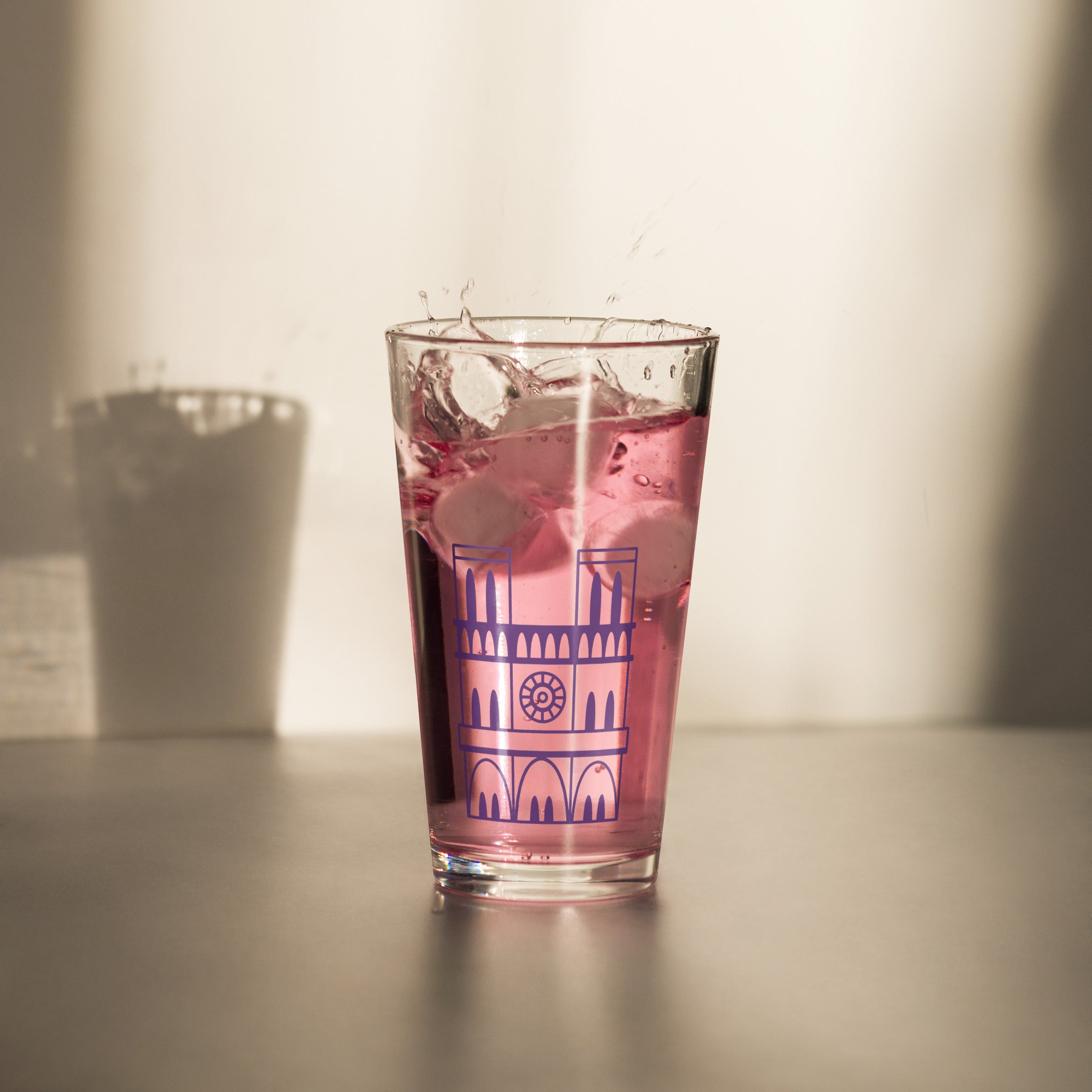 tsgabrielle® • Paris - Catedral de Notre-Dame • Copo Shaker Pint • 16 oz
