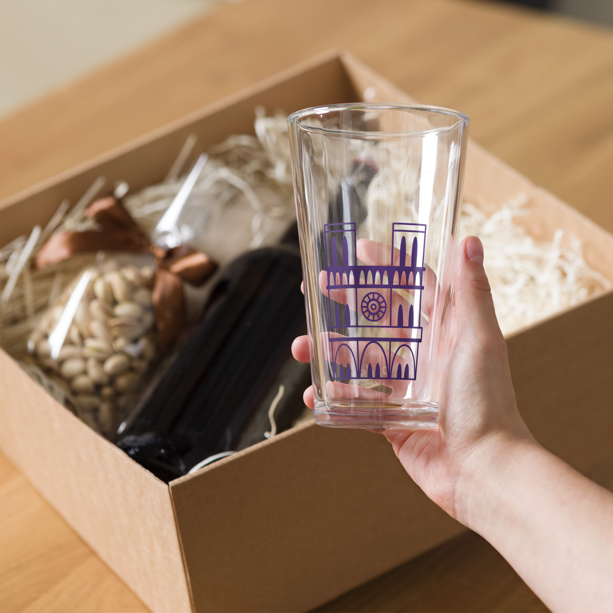 tsgabrielle® • Paris - Catedral de Notre-Dame • Copo Shaker Pint • 473 ml