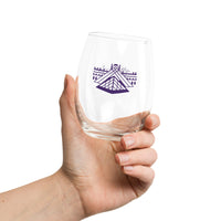 tsgabrielle® • Paris – A Pirâmide do Louvre • Taça de vinho sem haste • 15 oz