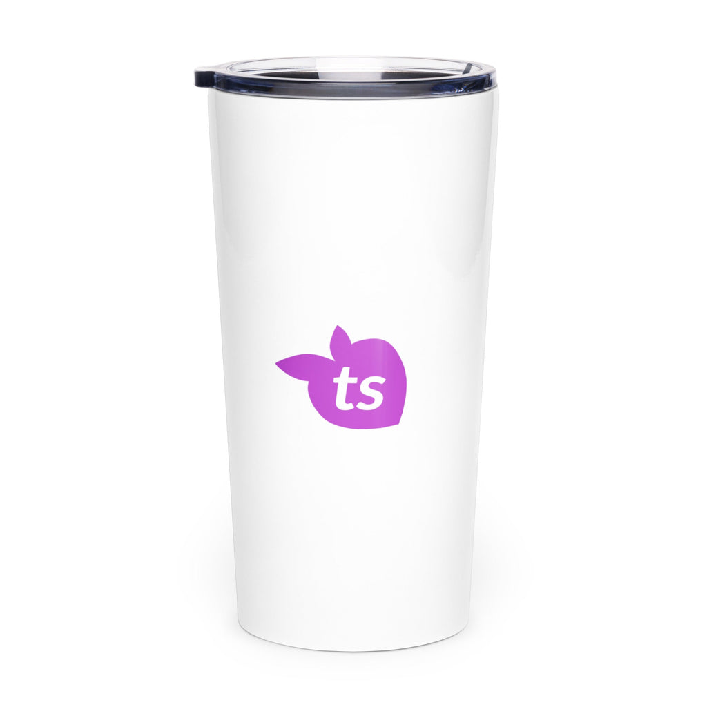 tsgabrielle® • Copo Cônico • Branco • Aço Inoxidável