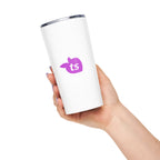 tsgabrielle® • Copo Cônico • Branco • Aço Inoxidável