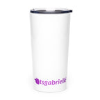 tsgabrielle® • Copo Cônico • Branco • Aço Inoxidável
