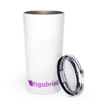 tsgabrielle® • Copo Cônico • Branco • Aço Inoxidável
