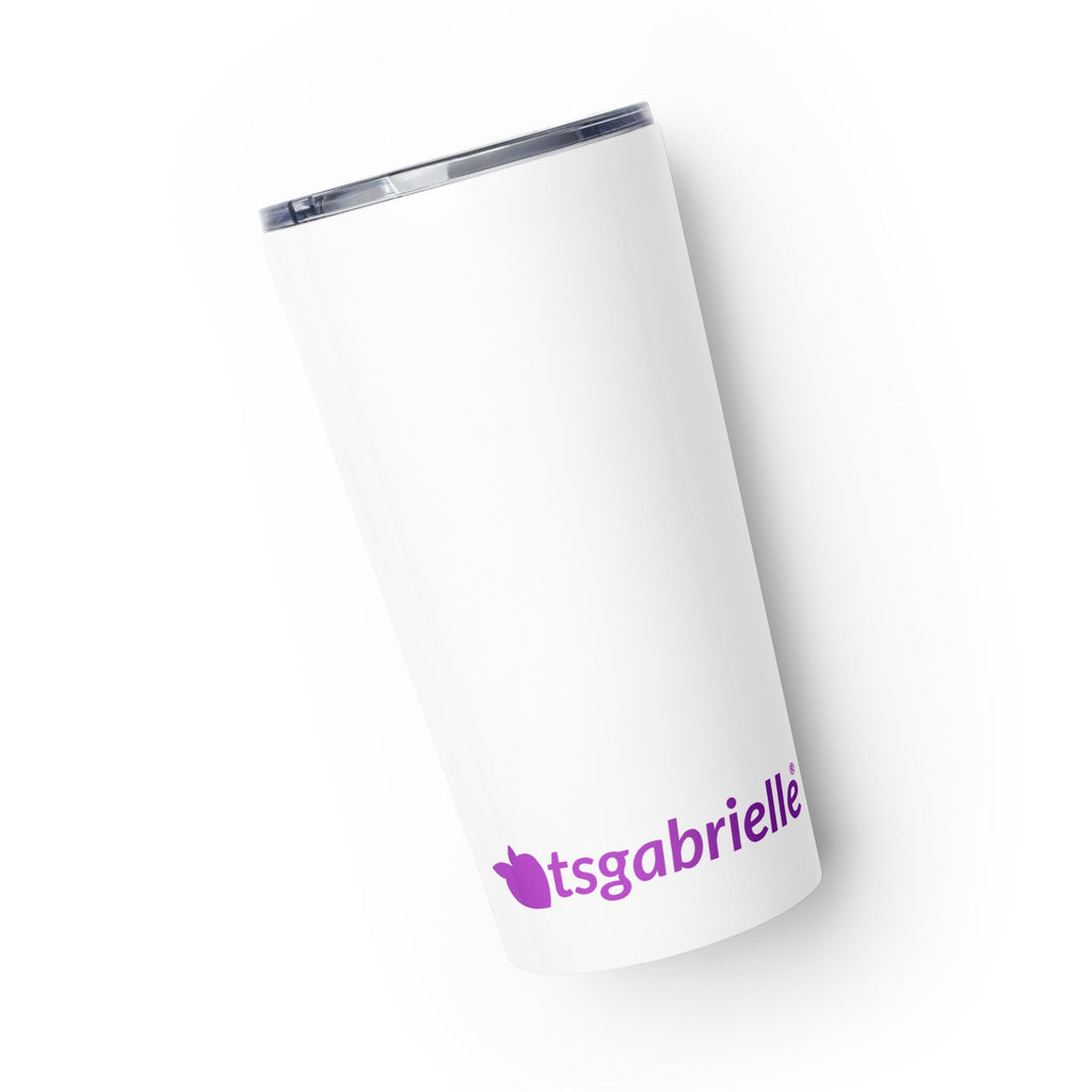 tsgabrielle® • Copo Cônico • Branco • Aço Inoxidável