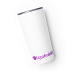 tsgabrielle® • Copo Cônico • Branco • Aço Inoxidável