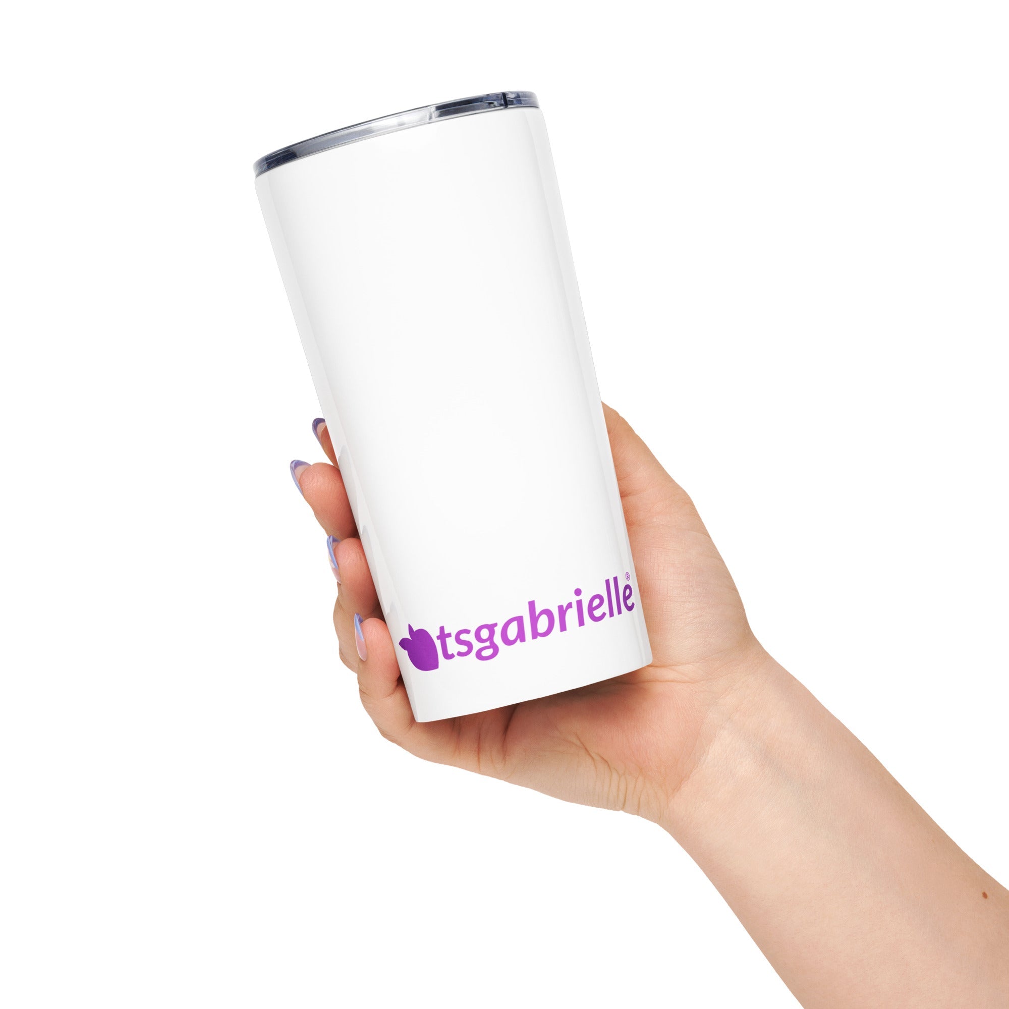 tsgabrielle® • Copo Cônico • Branco • Aço Inoxidável