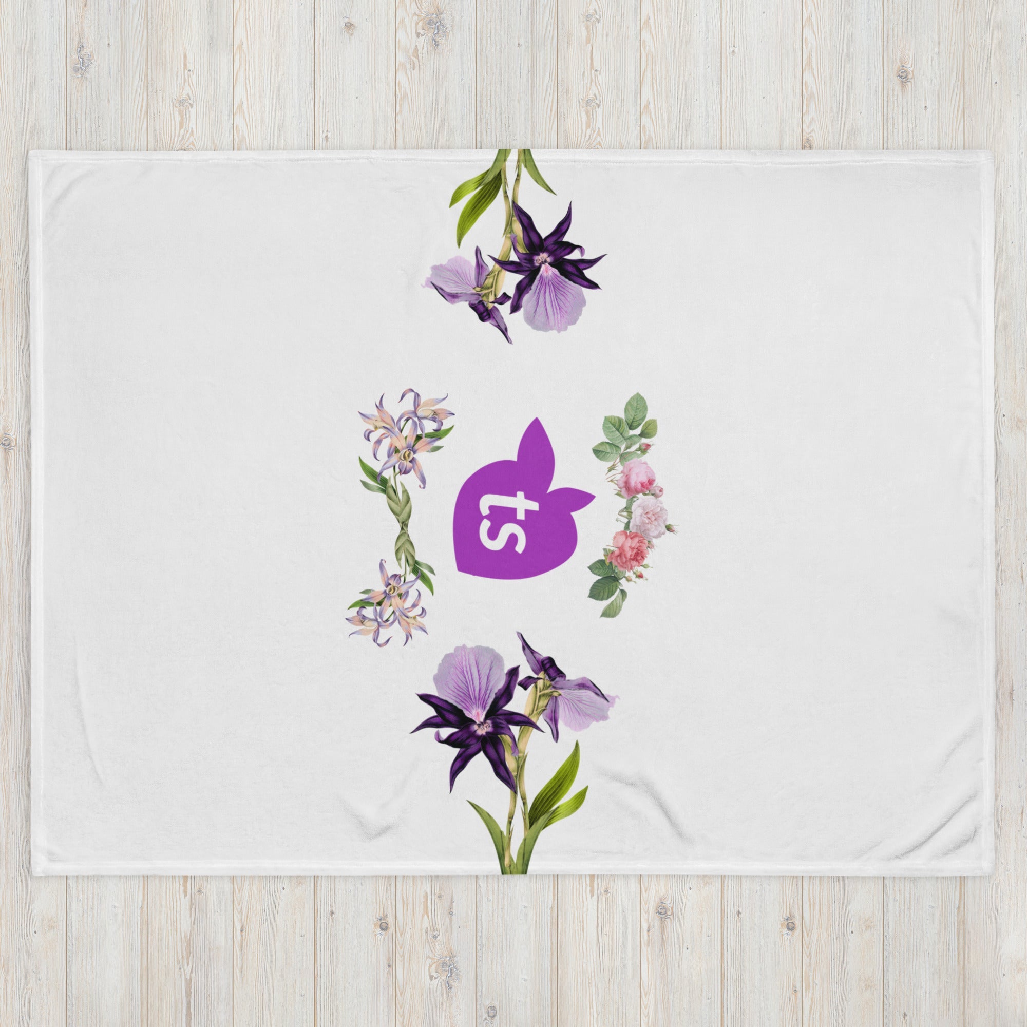 tsgabrielle® • TransFLOWer • Manta • Branca • 3 tamanhos