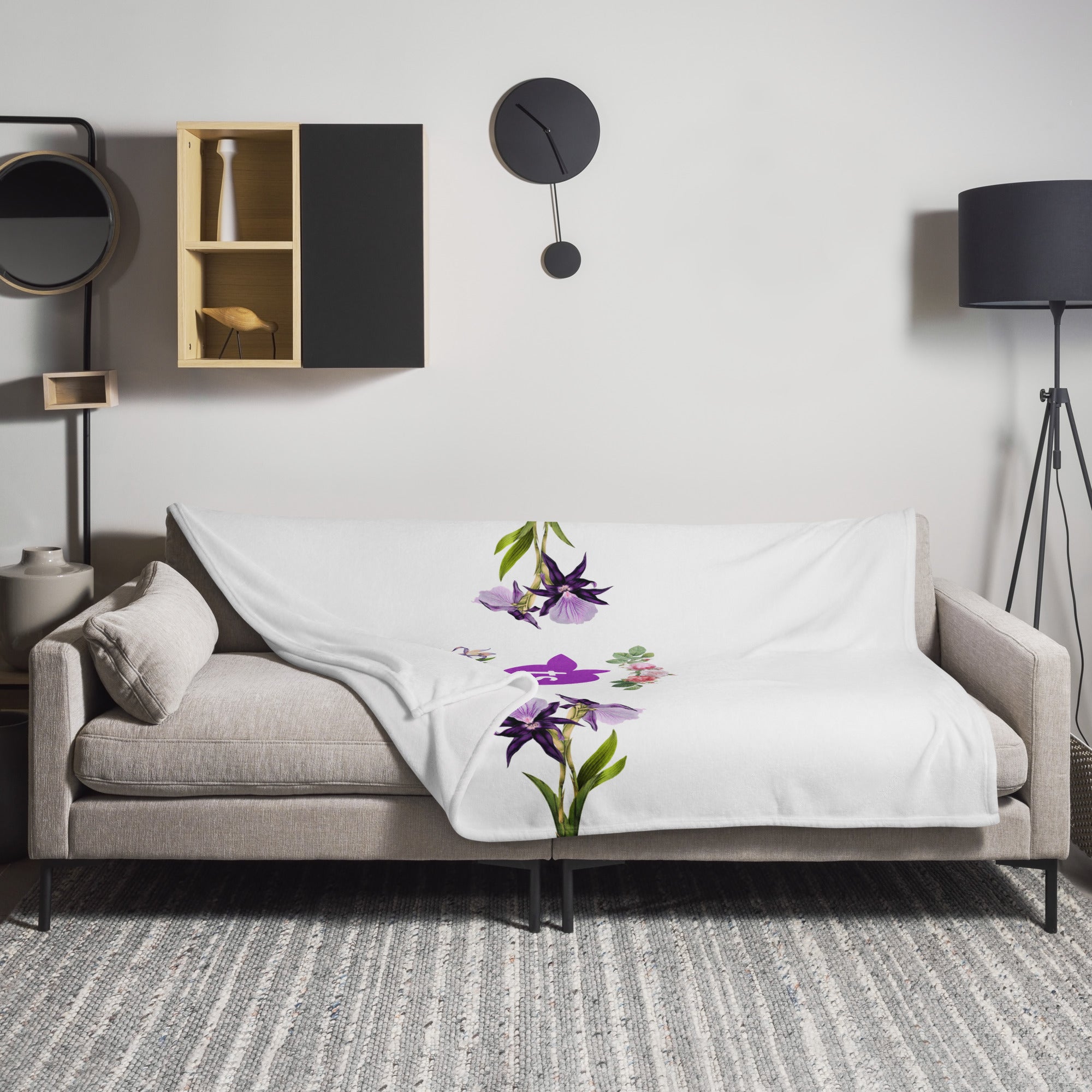 tsgabrielle® • TransFLOWer • Manta • Branca • 3 tamanhos