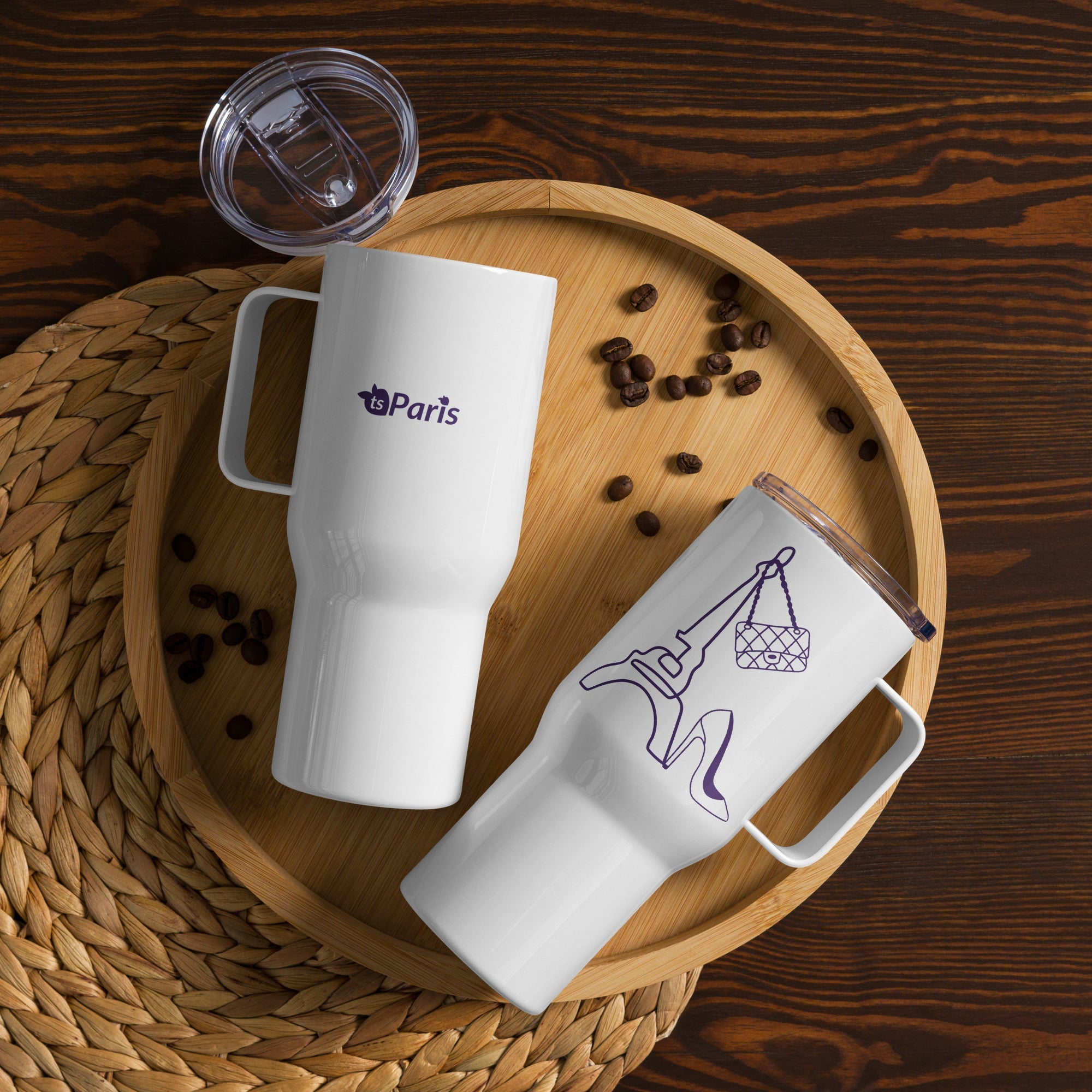 tsgabrielle® • Paris - La Tour Eiffel • Caneca com alça • 2 tamanhos