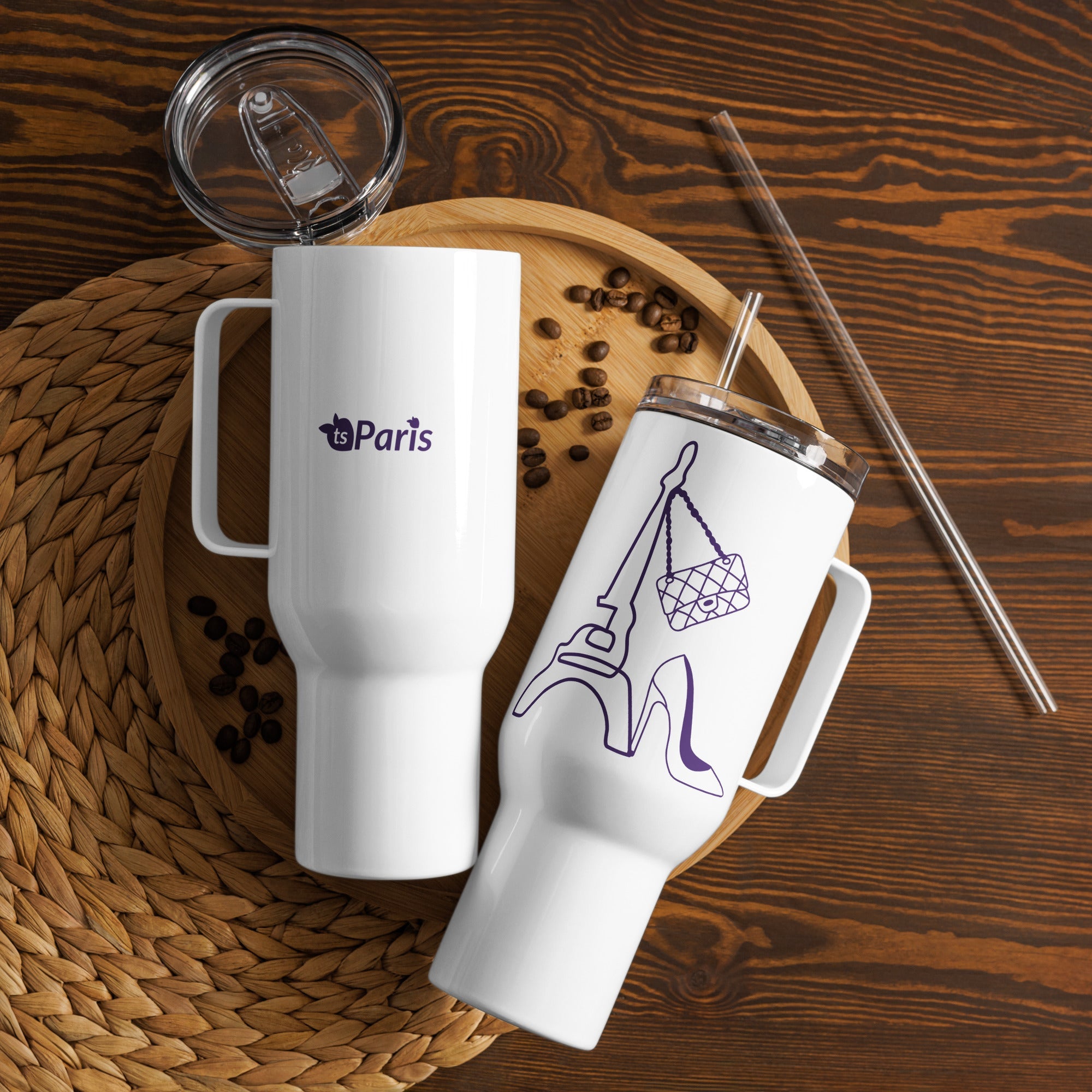 tsgabrielle® • Paris - La Tour Eiffel • Caneca com alça • 2 tamanhos