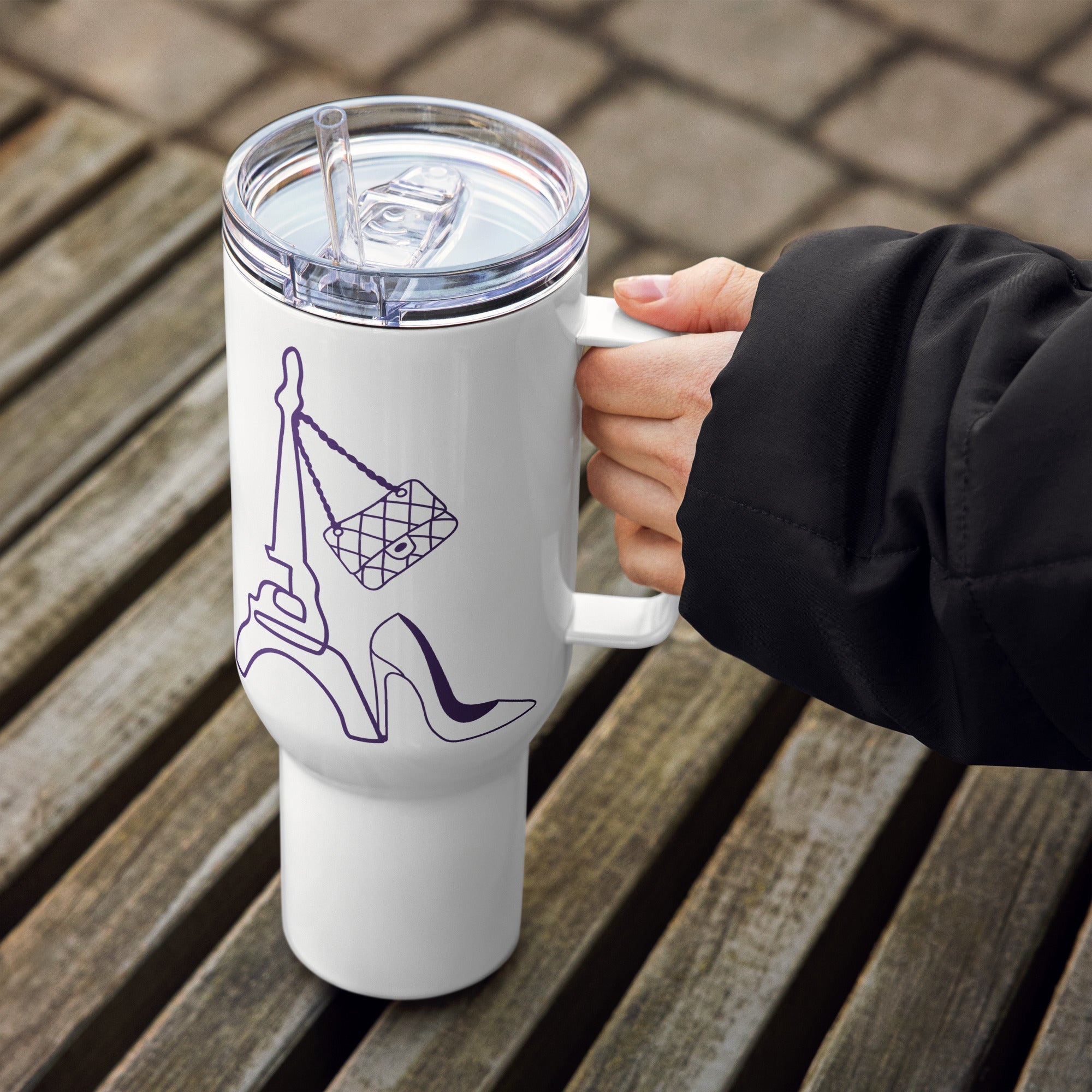tsgabrielle® • Paris - La Tour Eiffel • Caneca com alça • 2 tamanhos