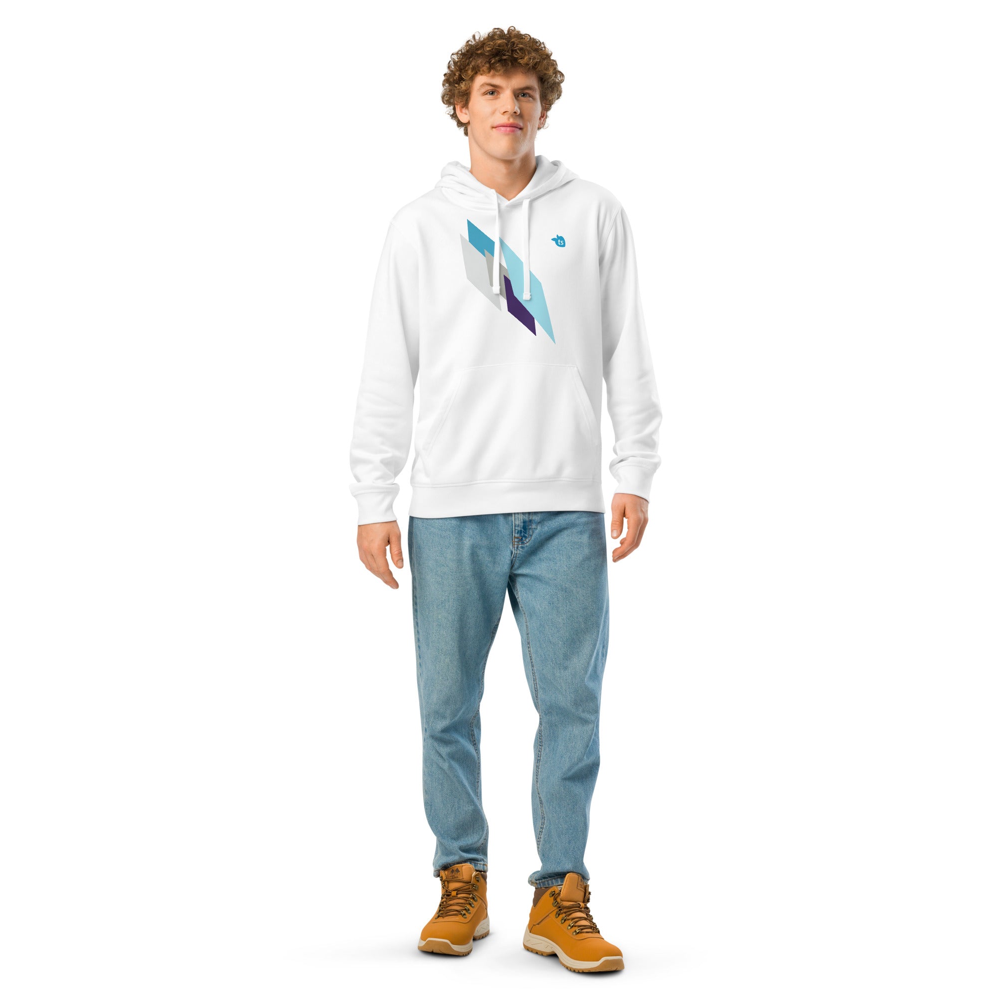 tsgabrielle® • Para Ele 👔 • Céus de Cristal • Moletom com Capuz de Peso Médio • Algodão Orgânico