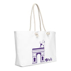 tsgabrielle® • Paris - Arco do Triunfo • Bolsa de fim de semana grande • Branca