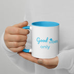 tsgabrielle • Good Vibes Only • Caneca com cor dentro • Cerâmica • 325 ml