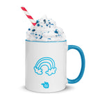 tsgabrielle • Good Vibes Only • Caneca com cor dentro • Cerâmica • 325 ml
