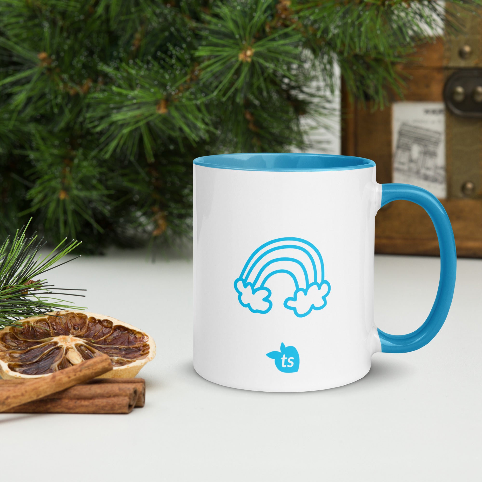 tsgabrielle® • Good Vibes Only • Caneca com cor dentro • Cerâmica • 11 oz