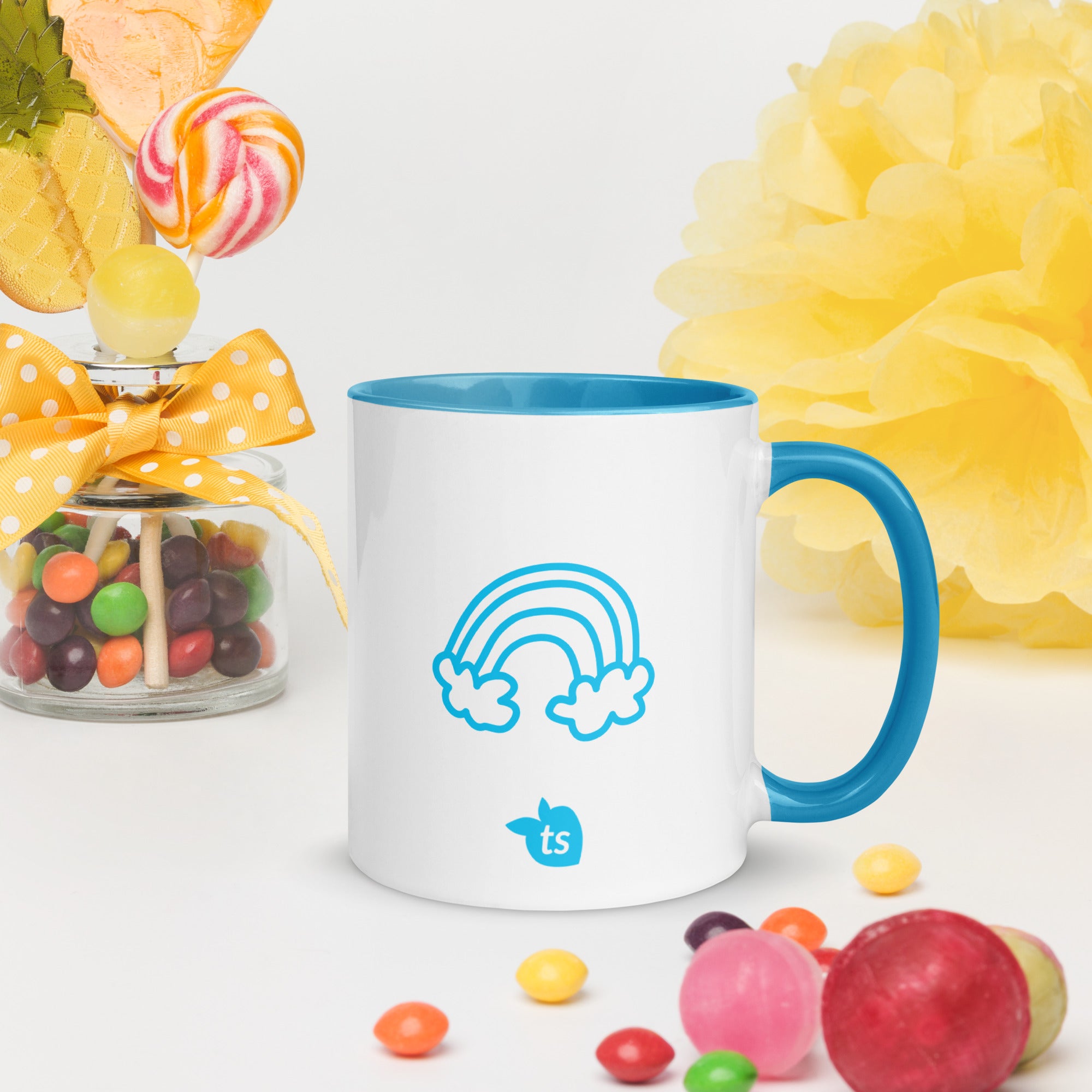 tsgabrielle • Good Vibes Only • Caneca com cor dentro • Cerâmica • 325 ml
