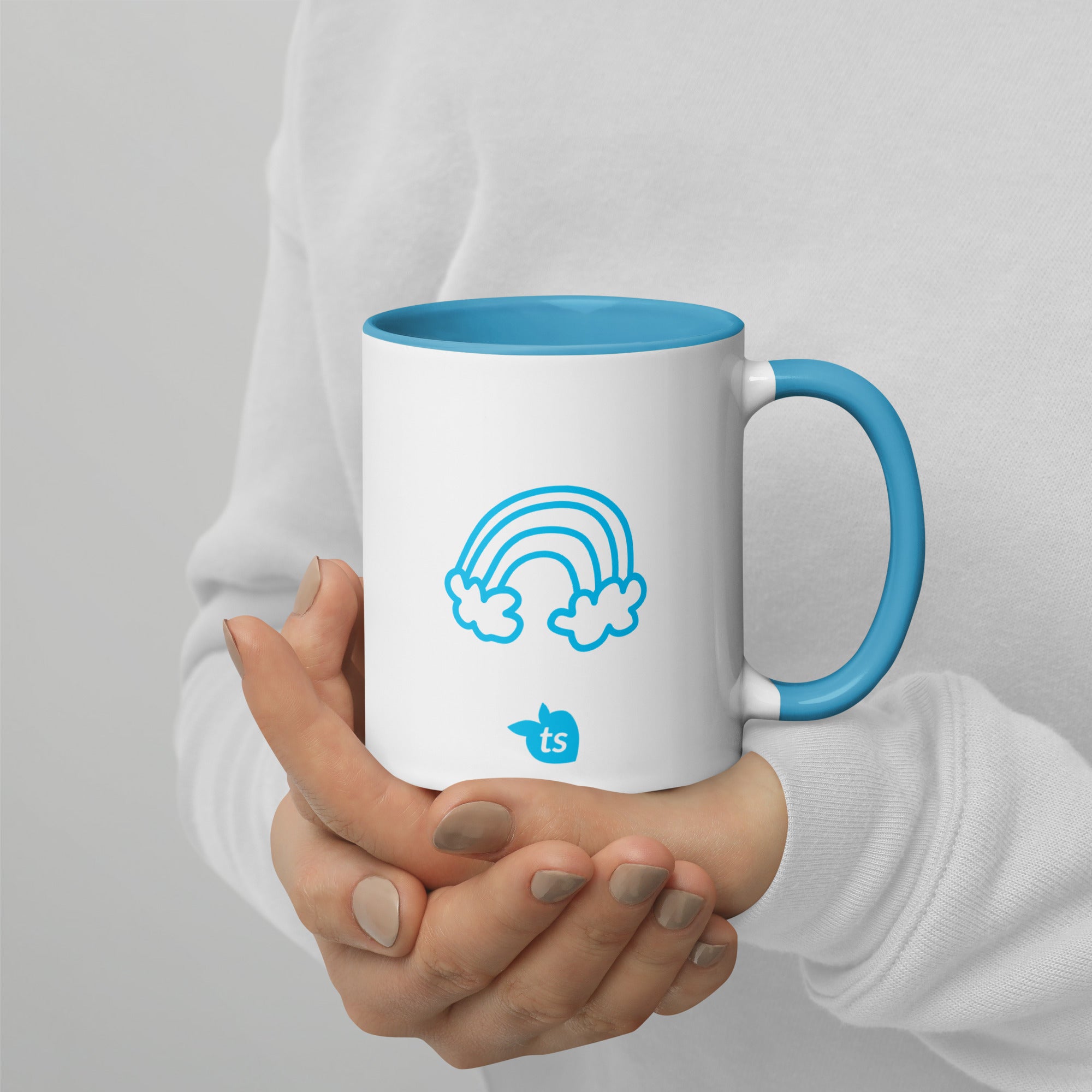 tsgabrielle • Good Vibes Only • Caneca com cor dentro • Cerâmica • 325 ml
