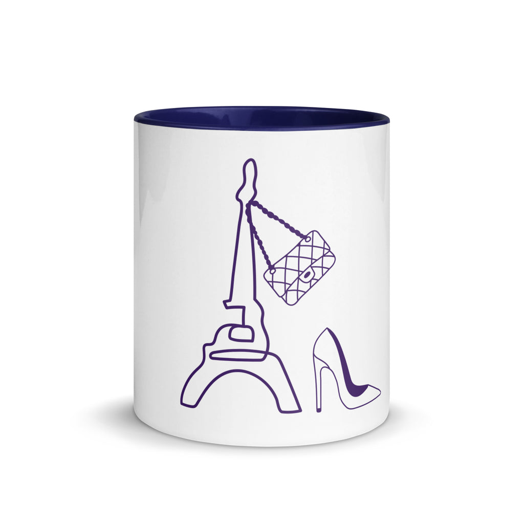 tsgabrielle • Paris • Caneca com cor interna • Cerâmica • 325 ml