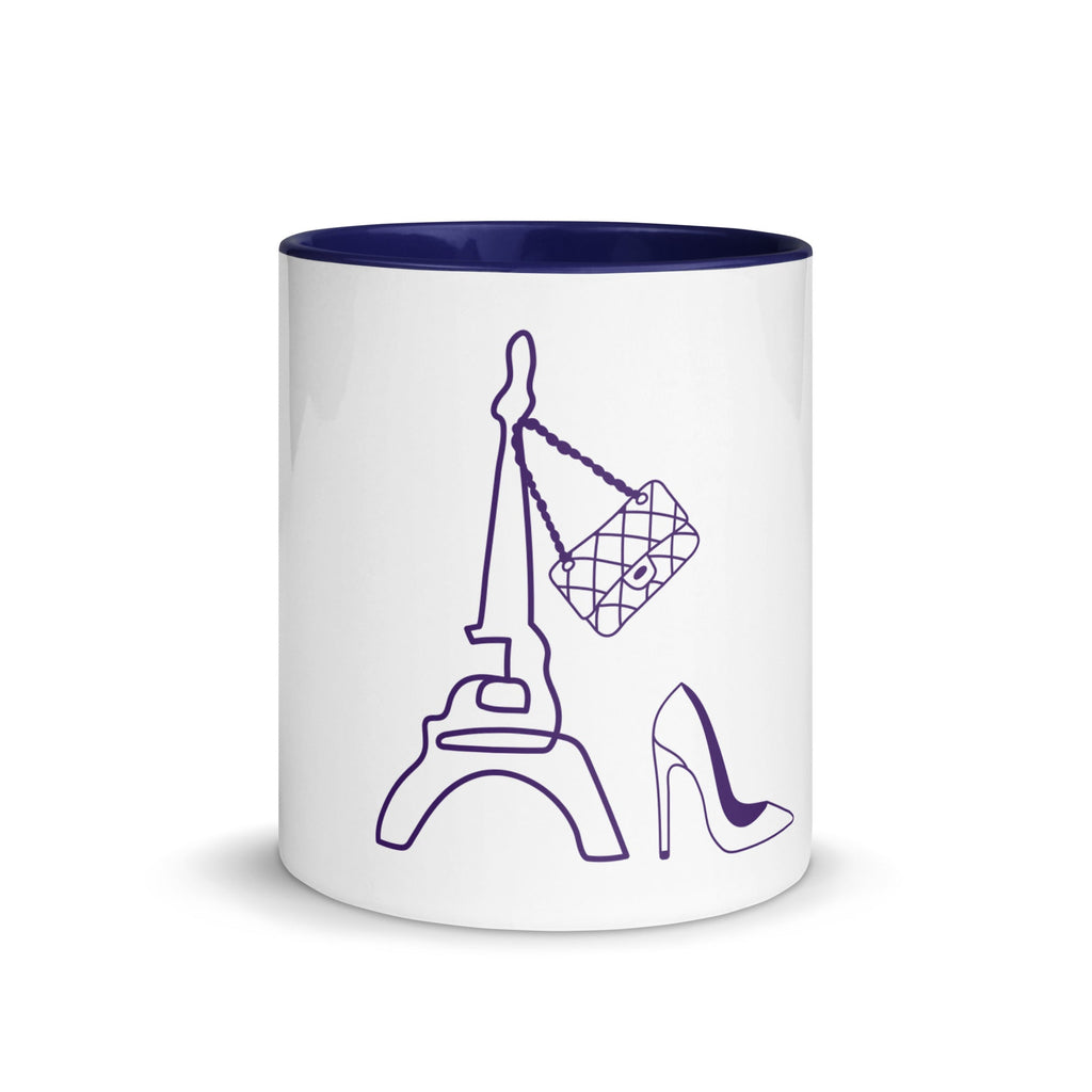 tsgabrielle® • Paris - La Tour Eiffel • Caneca com cor interna • Cerâmica • 325 ml