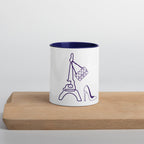 tsgabrielle® • Paris - La Tour Eiffel • Caneca com cor interna • Cerâmica • 325 ml
