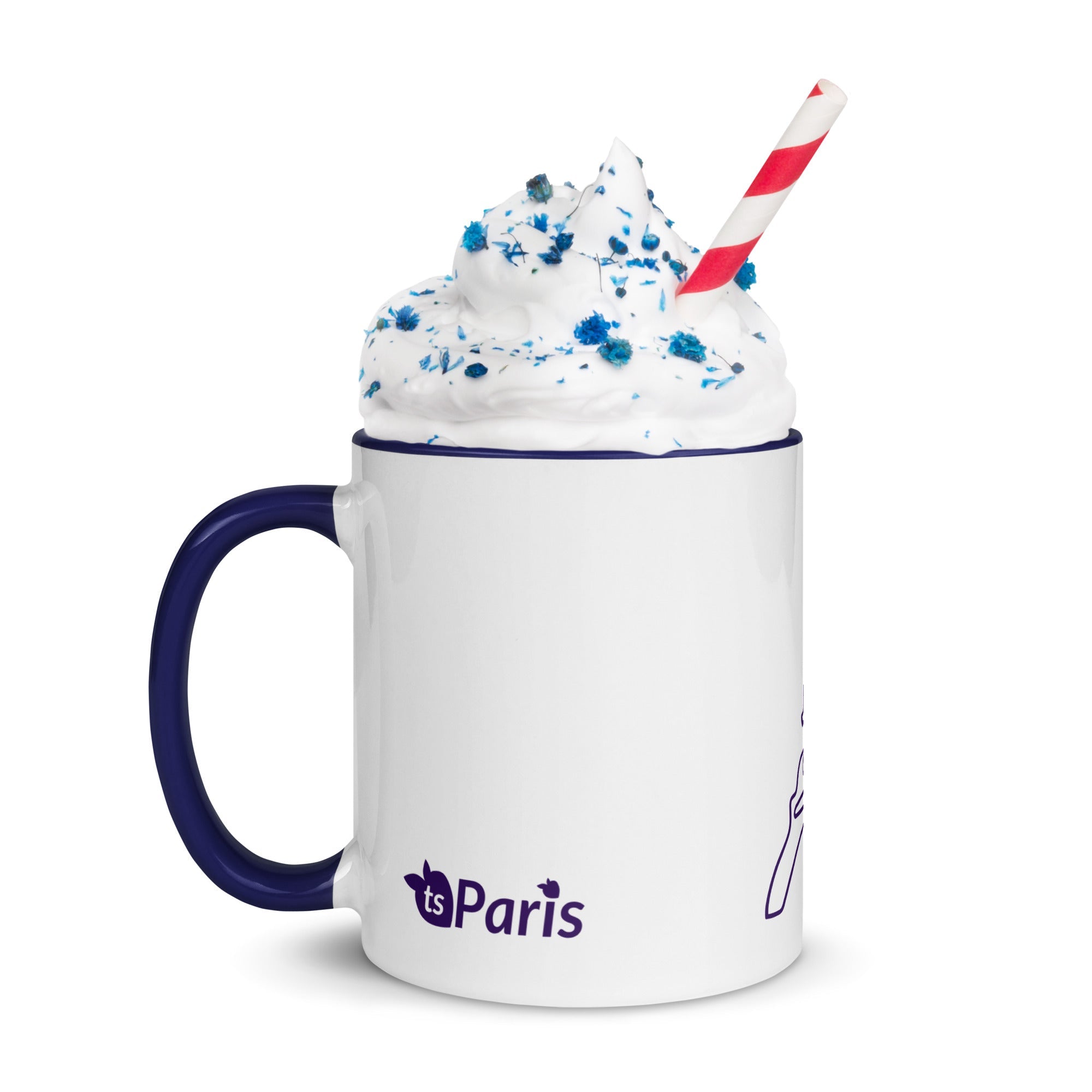 tsgabrielle® • Paris - Torre Eiffel • Caneca com interior colorido • Cerâmica • 325 ml