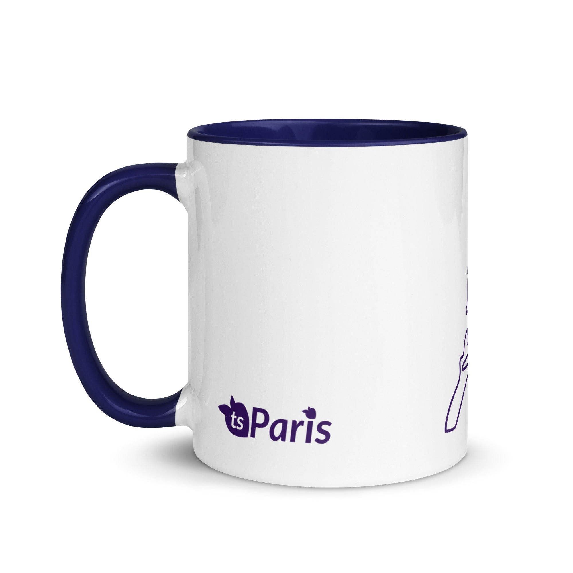 tsgabrielle® • Paris - La Tour Eiffel • Caneca com cor interna • Cerâmica • 325 ml
