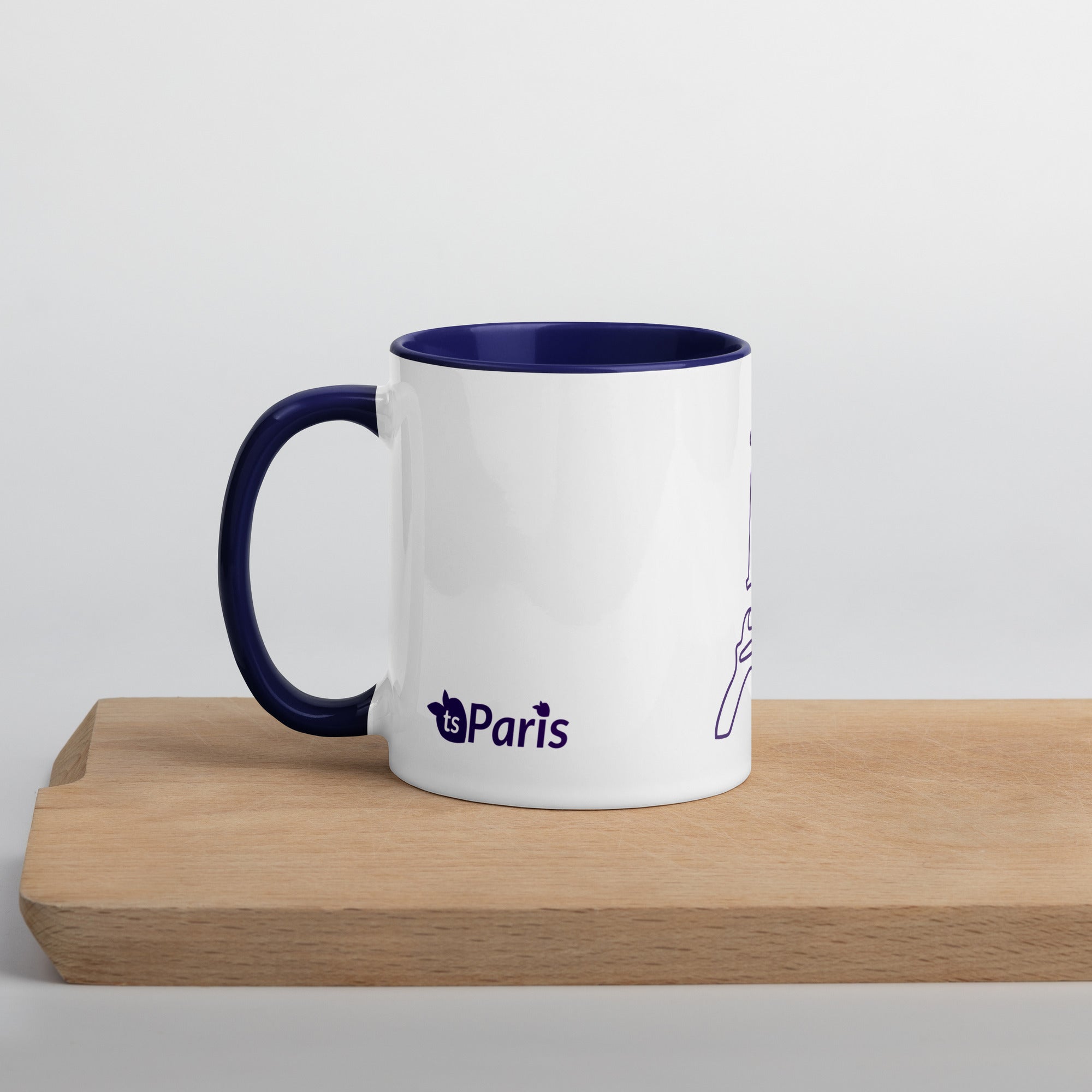 tsgabrielle® • Paris - La Tour Eiffel • Caneca com cor interna • Cerâmica • 325 ml