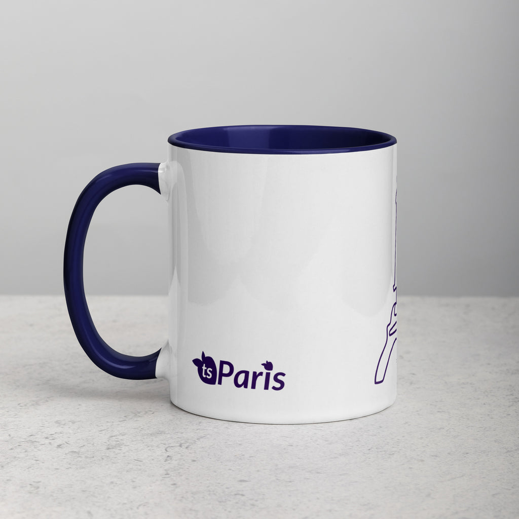 tsgabrielle • Paris • Caneca com cor interna • Cerâmica • 325 ml