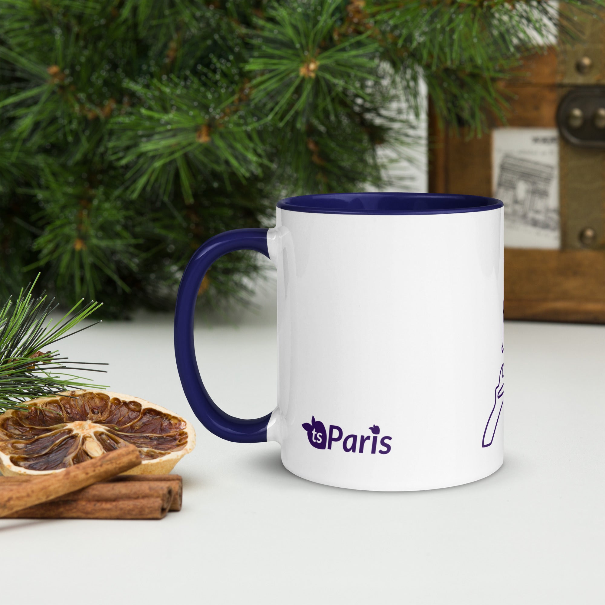 tsgabrielle • Paris • Caneca com cor interna • Cerâmica • 325 ml
