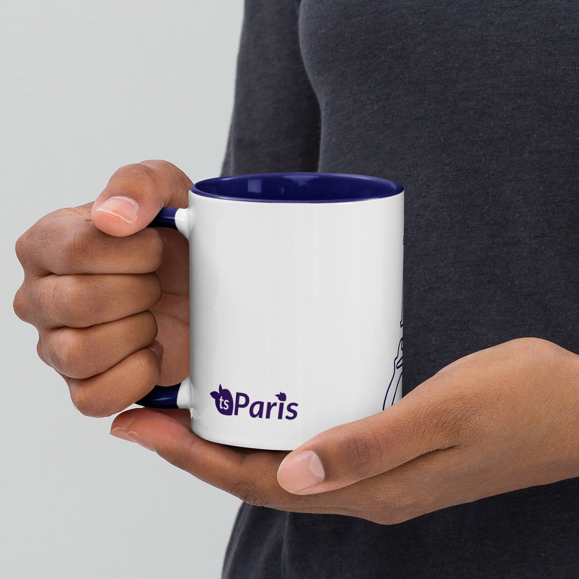 tsgabrielle • Paris • Caneca com cor interna • Cerâmica • 325 ml