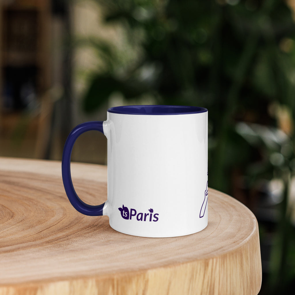 tsgabrielle • Paris • Caneca com cor interna • Cerâmica • 325 ml