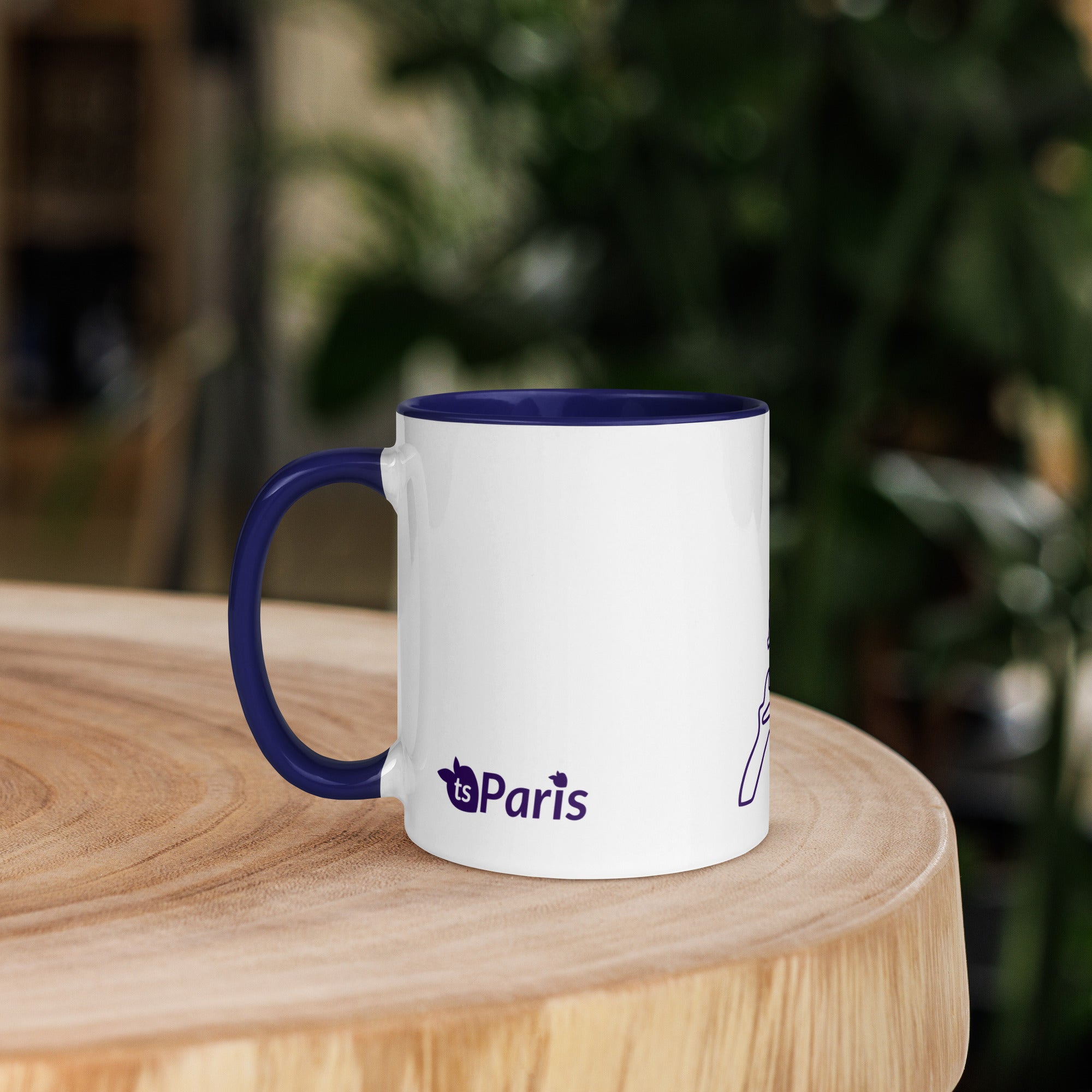 tsgabrielle • Paris • Caneca com cor interna • Cerâmica • 325 ml