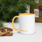 tsgabrielle® • Caneca com Cor Amarelo Dourado no Interior • 325 ml