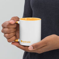 tsgabrielle® • Caneca com cor amarelo dourado no interior • 11 oz