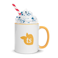 tsgabrielle® • Caneca com cor amarelo dourado no interior • 11 oz