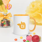 tsgabrielle® • Caneca com Cor Amarelo Dourado no Interior • 325 ml