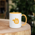 tsgabrielle® • Caneca com Cor Amarelo Dourado no Interior • 325 ml