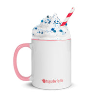 tsgabrielle® • Caneca com interior colorido • 🦄 Unicórnio - Seraphina • Cerâmica • 325 ml