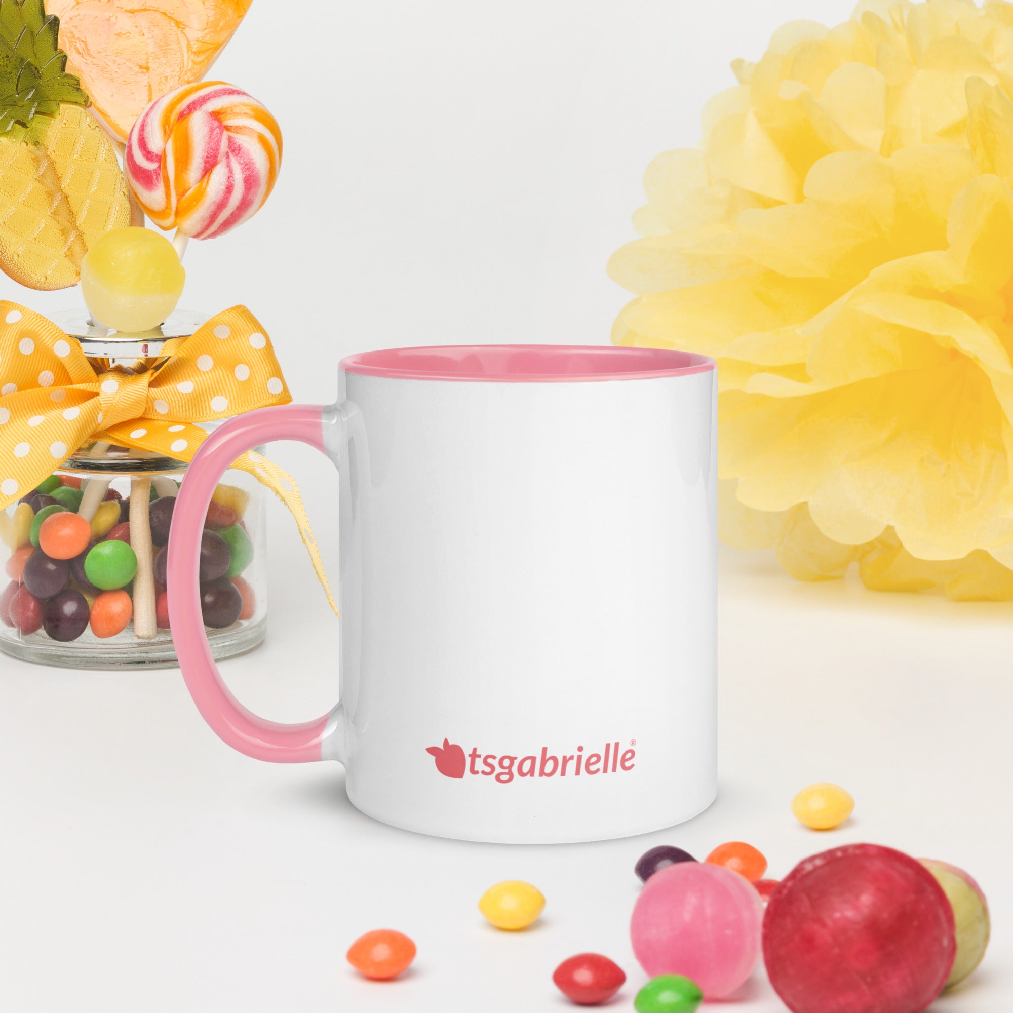 tsgabrielle® • Caneca com interior colorido • 🦄 Unicórnio - Seraphina • Cerâmica • 325 ml