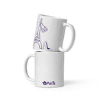tsgabrielle® • Paris - La Tour Eiffel • Caneca Brilhante • Branca • Cerâmica • 11 oz